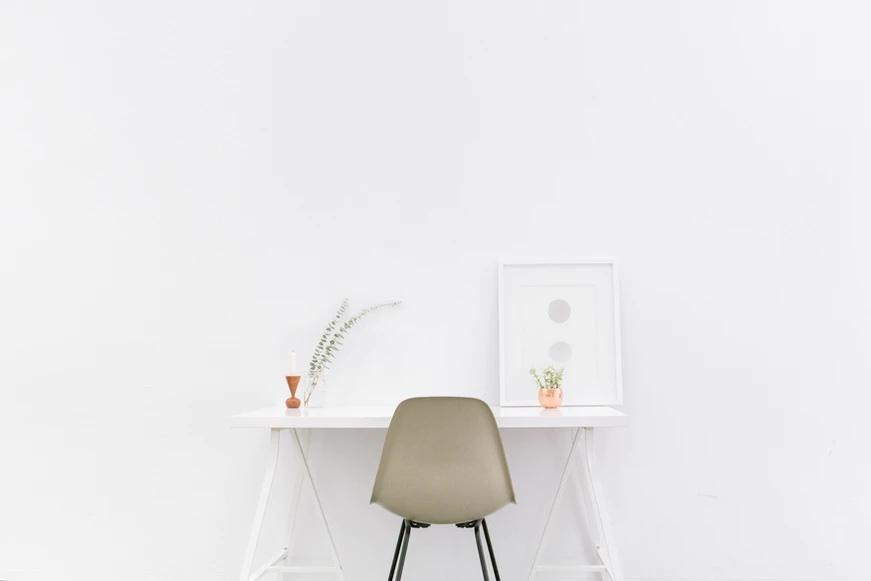 What background should you use for a virtual interview?