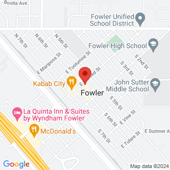map of 36.6305058,-119.6784697