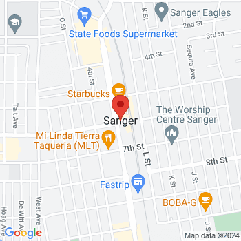 map of 36.708006,-119.5559652