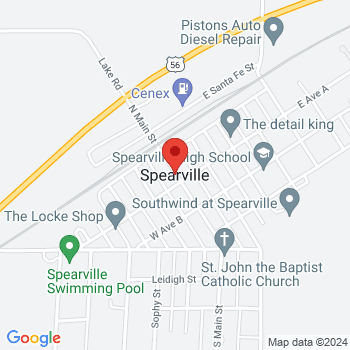 map of 37.8500191,-99.75679319999999