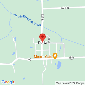 map of 38.9606071,-86.20331879999999