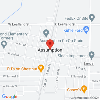 map of 39.5203188,-89.0489712