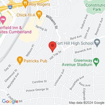 map of 39.64405,-78.75494