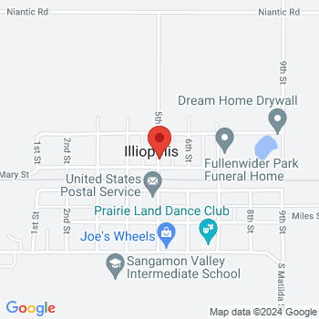 map of 39.8536535,-89.2420291