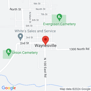 map of 40.2389277,-89.1231418