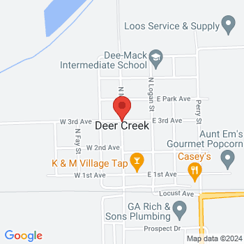map of 40.6300374,-89.3325885