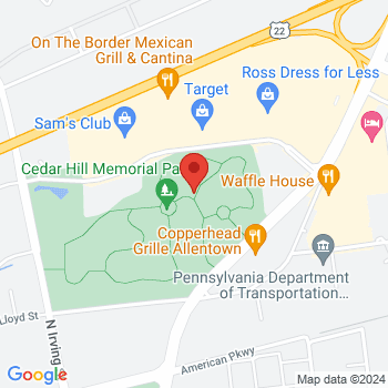 map of 40.6366,-75.44047