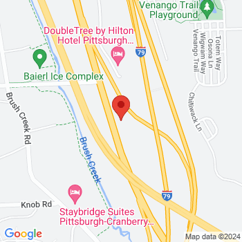 map of 40.66546,-80.0951