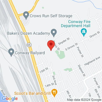 map of 40.66675,-80.23944
