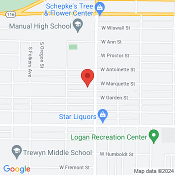 map of 40.6766,-89.63346