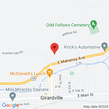 map of 40.79602,-76.2832