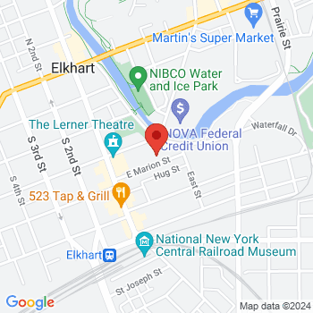 map of 41.68421,-85.96953