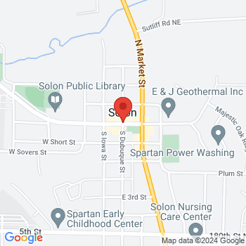 map of 41.8072031,-91.49414809999999