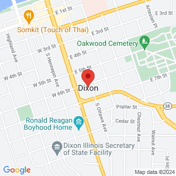 map of 41.8389213,-89.47954779999999