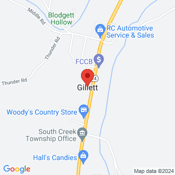 map of 41.9518716,-76.79520629999999