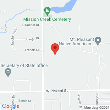 map of 43.61519,-84.79615