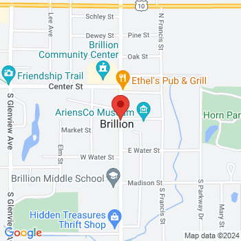 map of 44.1772137,-88.0642658