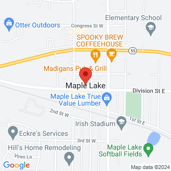 map of 45.2299207,-94.0038756
