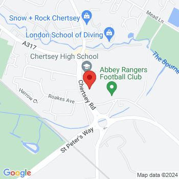 map of 51.3820171376,-0.4934964235
