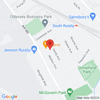 map of 51.5543125747,-0.4025754163
