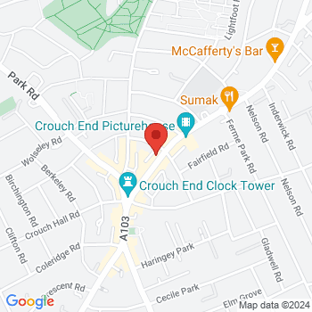 map of 51.5810438593,-0.1223061159