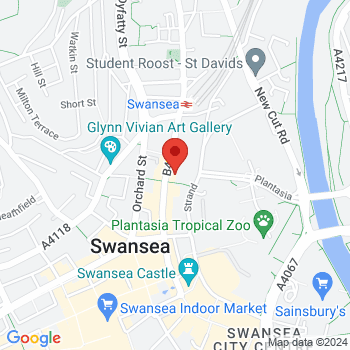 map of 51.6233293307,-3.9417465362
