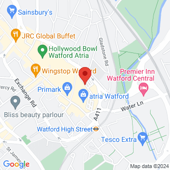 map of 51.6550730315,-0.3927010859