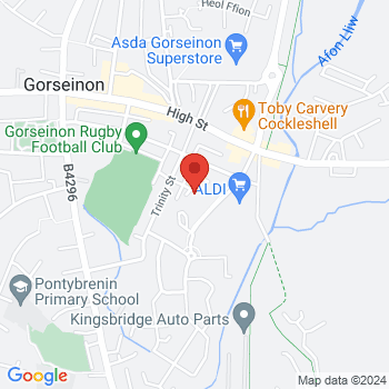 map of 51.6669111661,-4.0365094233