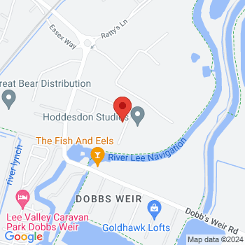 map of 51.7568405457,0.0075176958
