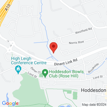 map of 51.7631982896,-0.0211259045