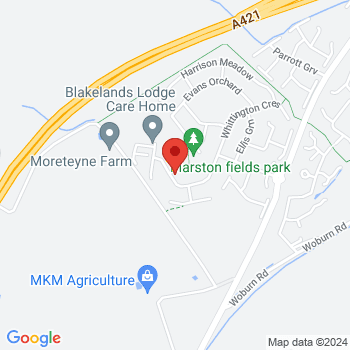 map of 52.0610437338,-0.5615177253