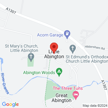 map of 52.1206827,0.2358295