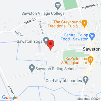 map of 52.1225276867,0.1636271308