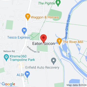 map of 52.2147799,-0.2865122