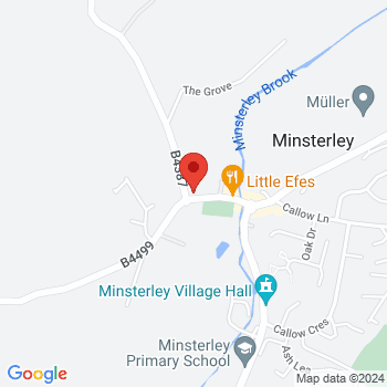map of 52.6399226601,-2.9276965009