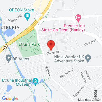 map of 53.0222120609,-2.1897375147