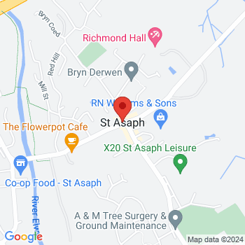 map of 53.2577125,-3.4418762