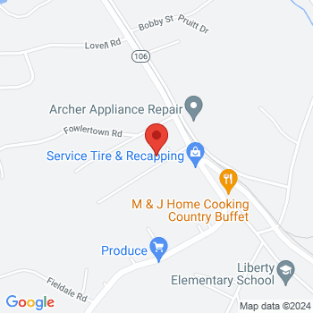 map of 34.55411,-83.32464