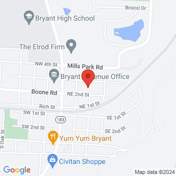 map of 34.59625,-92.48689