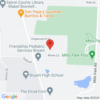 map of 34.6043,-92.48832