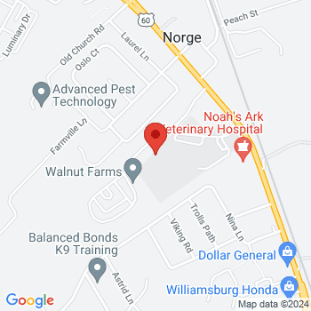 map of 37.36421,-76.77181