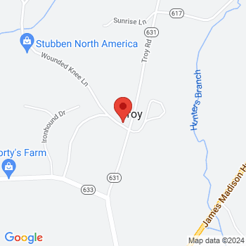 map of 37.9508391,-78.2464921