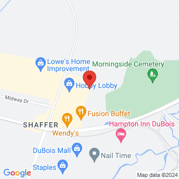 map of 41.125,-78.72553
