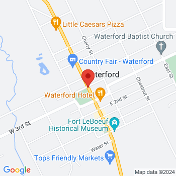 map of 41.942833,-79.9844968
