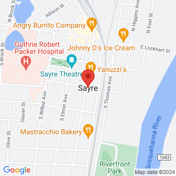 map of 41.9789631,-76.51549899999999