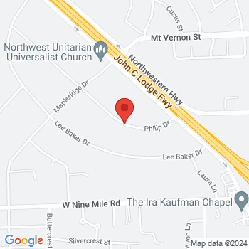 map of 42.46206,-83.23042