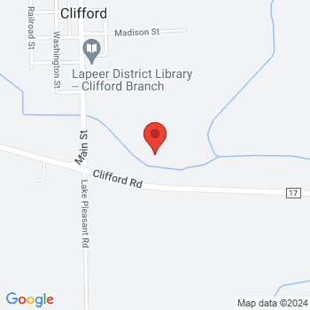 map of 43.30975,-83.17566