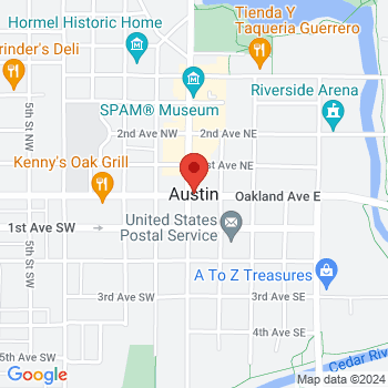 map of 43.6666296,-92.97463669999999