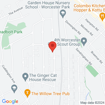 map of 51.3743142782,-0.2462129262