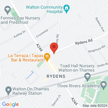 map of 51.3764556242,-0.4081554518